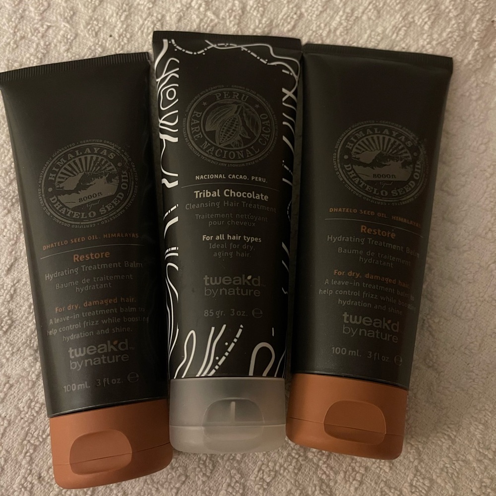 tweaked by nature (2) restore Treatment 3oz Sealed , Tribal Chocolate (1)
